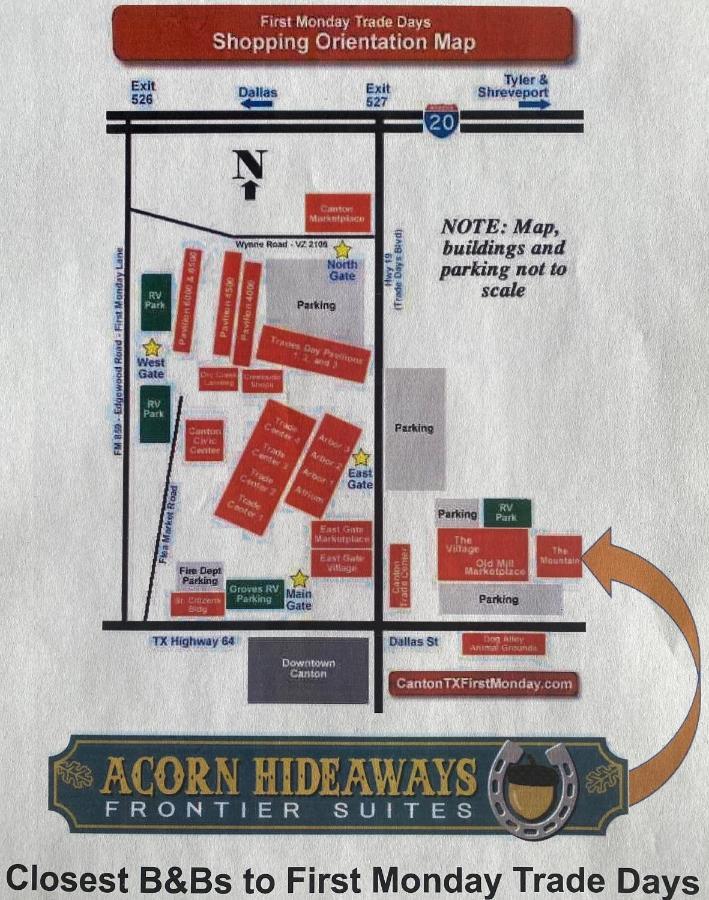 Acorn Hideaways Canton Charming Pioneer Suite 1890'S General Store 外观 照片